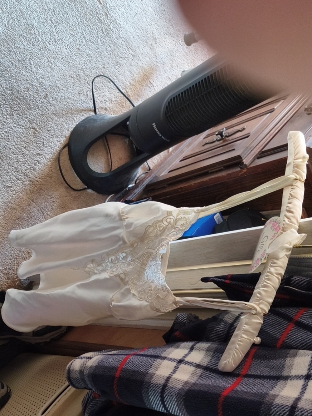 Sears Cream Lace Trim Bridal Slip